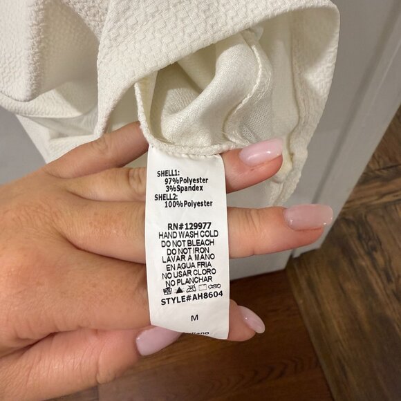 🤍 Zio New York One-Shoulder White Mini Dress – Size M - Picture 4 of 7